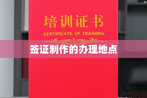 自贡签证制作的办理地点