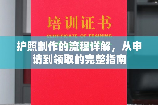 自贡护照制作的流程详解，从申请到领取的完整指南