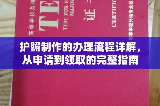 自贡护照制作的办理流程详解，从申请到领取的完整指南